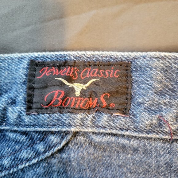 Womens Vtg Jewells Classic Bottoms High Waist Western Mom Jeans Sz 15x29 - Picture 5 of 8